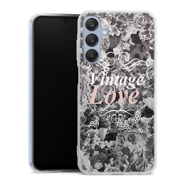 Coque Samsung Galaxy A25 Vintage love in black and white