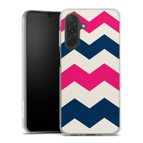 Coque pour Samsung A26 5G Zig Zag Rose