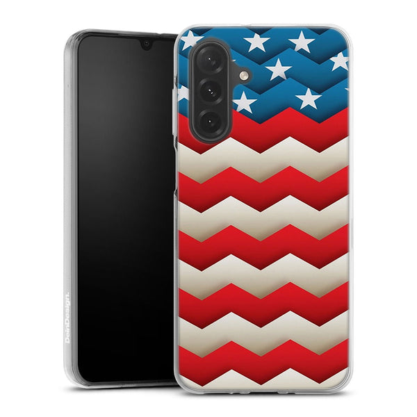 Coque pour Samsung A37 5G Usa Chevrons Vote