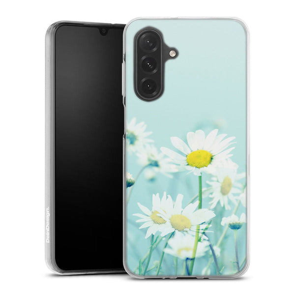 Coque Samsung Galaxy A26 5G Dansing Daisies | Housse silicone, antichocs, protection optimale - Motif floral Paquerettes
