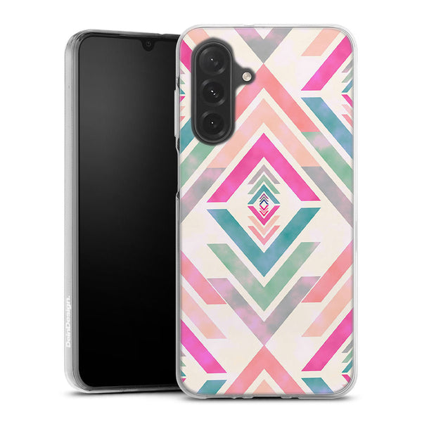Coque pour Samsung A37 5G Fancy Diams azteque Rose