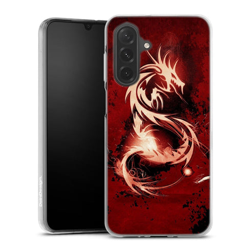Coque pour Samsung A37 5G Dragon Rouge