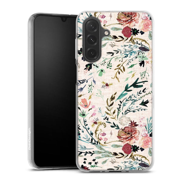 Coque Samsung Galaxy A26 5G Fable Florale | Housse silicone, antichocs, protection optimale - Motif floral