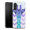 Coque Samsung Galaxy A26 5G Glitter Girafe Bleu