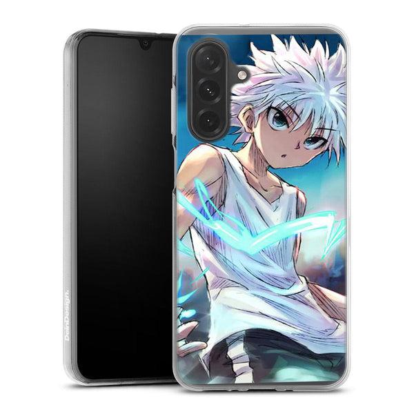 coque samsung a26 5G Hunter X Hunter Kirua Pouvoir Electricite