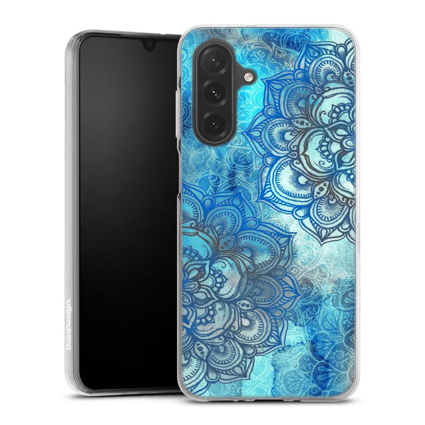 Coque pour Samsung A37 5G Blue Lost Mandala