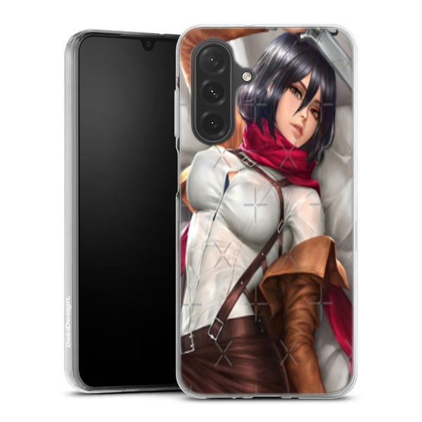 coque samsung a26 5G Mikasa Attack on Titan filles sexy beau cul