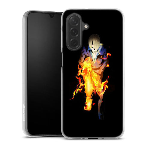 coque samsung a26 5G One Piece Sanji Jambe En Feu