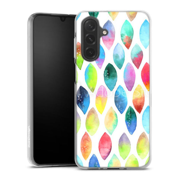 Coque A37 5G Plumes Watercolors pour Samsung galaxy