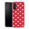 Coque pour Samsung A26 5G Rouge à Pois