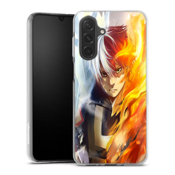 coque samsung a26 5G Shoto Todoroki ice and fire