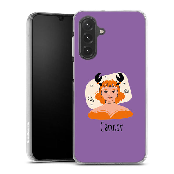 Coque gel silicone Samsung A26 5G Zodiac Cancer
