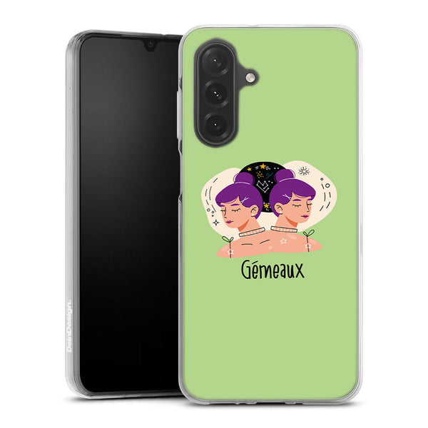 Coque souple Samsung A26 5G Zodiac Gemeaux