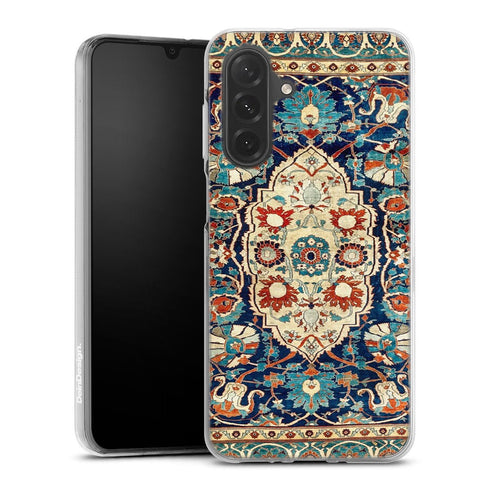 Coque Samsung Galaxy A26 5G Tapis en soie persan Heriz ou Tabriz | Housse silicone, antichocs, protection optimale - Motif floral