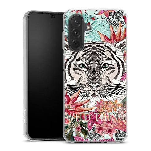 Coque Samsung Galaxy A26 5G Wild Thing | Housse Antichoc Silicone Souple, Ultra Fine, Protection intégrale, Motif Floral