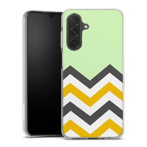 Coque Samsung A26 5G originale Zig Zag Menthe