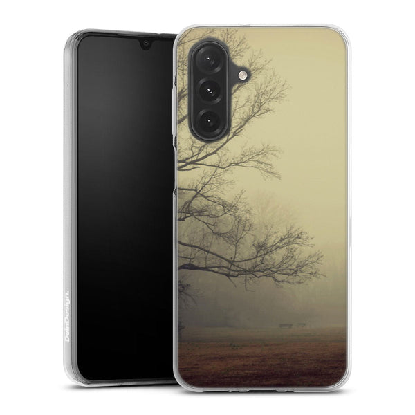 Coque Samsung Galaxy A26 5G A Gathering of Fog | Housse silicone, antichocs, protection optimale - Motif floral