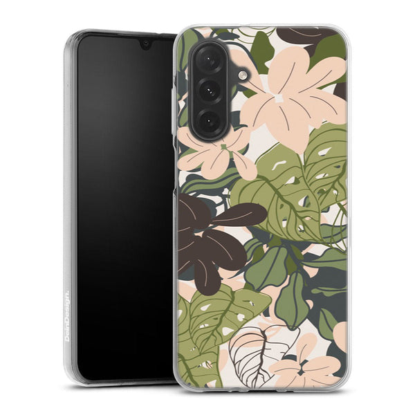 Coque Samsung Galaxy A26 5G Bohemian Tropical Foliage | Housse silicone, antichocs, protection optimale - Motif floral