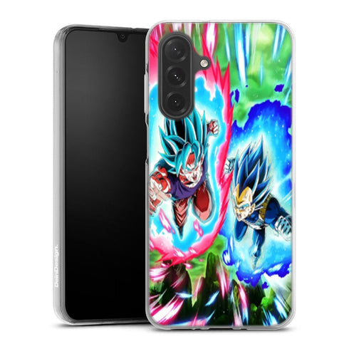 coque samsung a26 5G Goku blue Kaioken