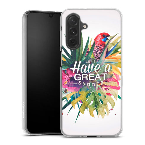 Coque Samsung Galaxy A26 5G Great Summer | Housse silicone, antichocs, protection optimale - Motif floral