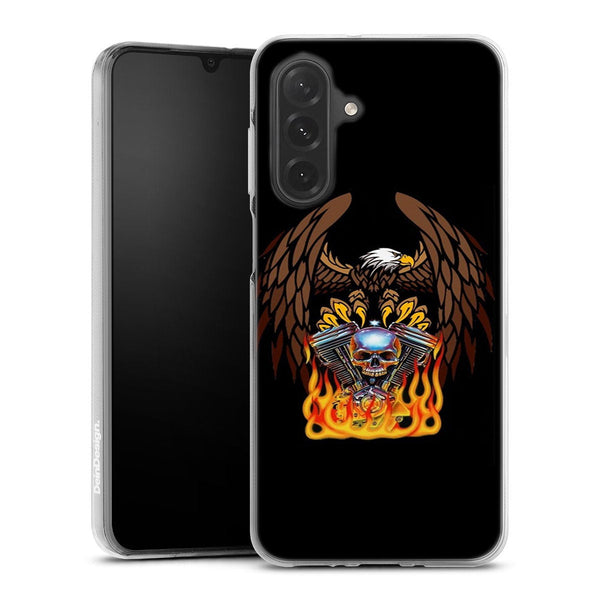 Coque Samsung Galaxy A26 5G Harley Davidson Skull engine