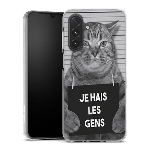 Coque Samsung Galaxy A26 5G I hate People Jail Cat