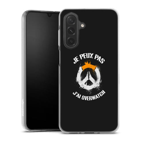 Coque Samsung Galaxy A26 5g Je peux pas j'ai Overwatch | Housse silicone, Protection optimale - Motif Jeux video Gaming