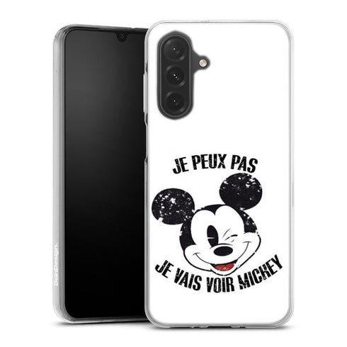 coque samsung a26 5G Je peux pas je vais voir Mickey
