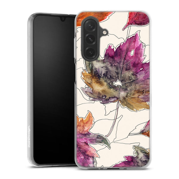 Coque Samsung Galaxy A26 5G Mapple Pattern | Housse silicone, antichocs, protection optimale - Motif floral