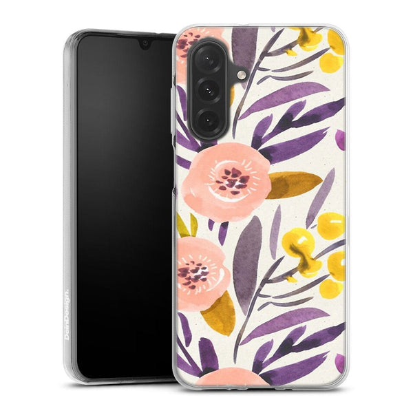 Coque Samsung Galaxy A26 5G Novembre | Housse silicone, antichocs, protection optimale - Motif floral