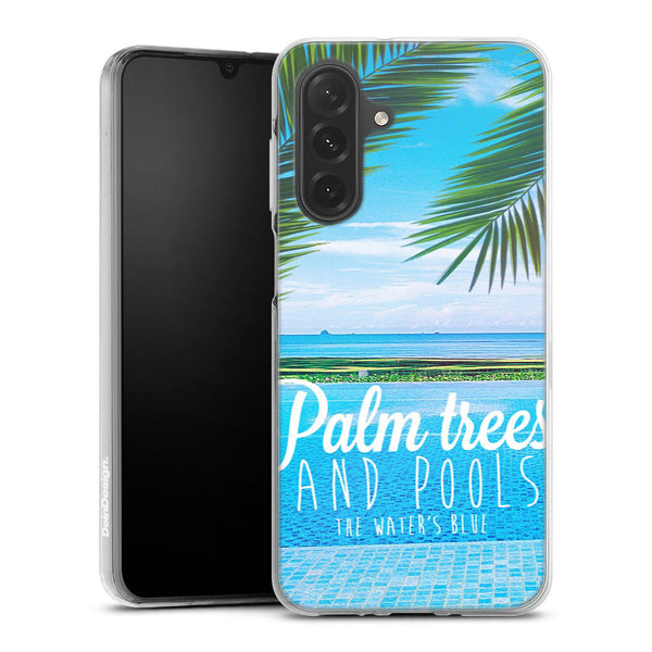 Coque Samsung Galaxy A26 5G Palm Trees | Housse silicone, antichocs, protection optimale - Motif floral