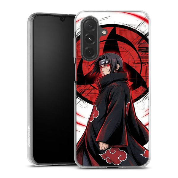 Coque Samsung Galaxy A27 5G Naruto Prime Itachi en silicone avec impression HD du personnage Itachi Uchiha.