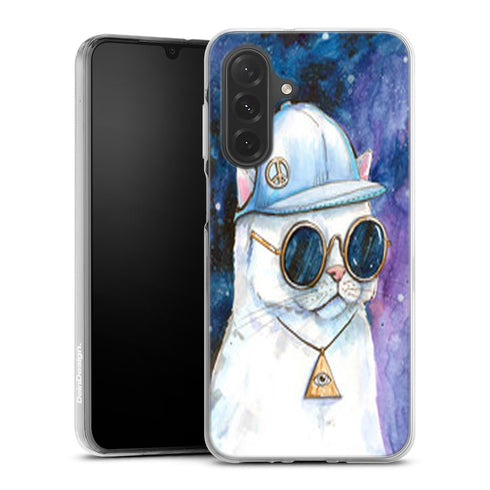Coque Samsung Galaxy A27 5G Chat Hipster | Idee cadeau Maman, collection Animaux