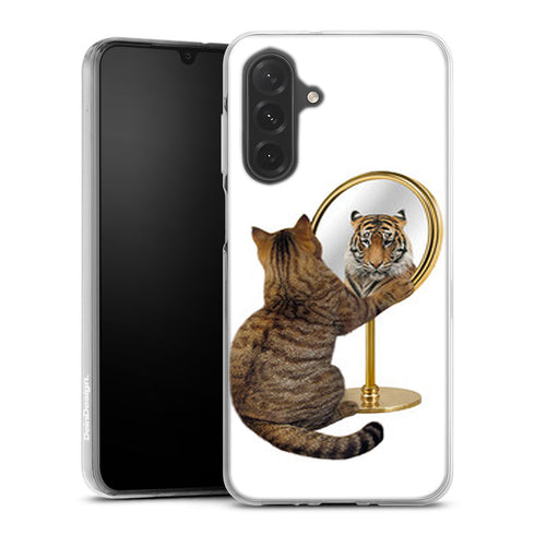 Chat Tigre, image originale pour smartphone Samsung Series A, personnalisée en Ile de France