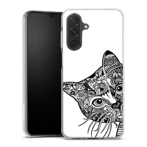 Coque Samsung Galaxy A27 5G Chat Azteque | Animal tribal, protection ultra fine