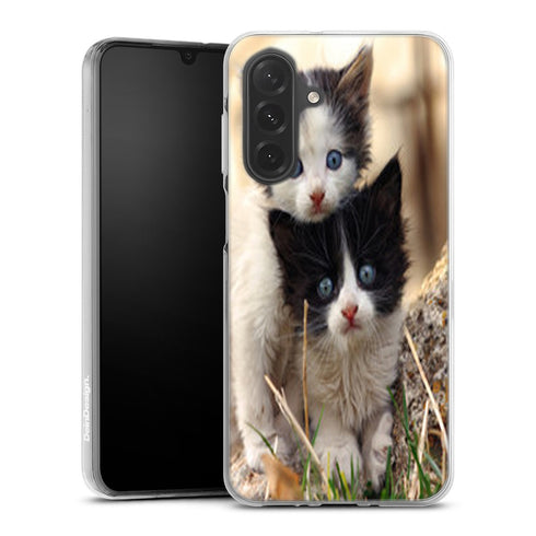 Chatons Mignons, Coque de protection souple pour téléphones Samsung Serie A