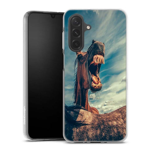Coque Samsung Galaxy A27 5G Cheval Fun | Idée cadeau pour fan Hyppique