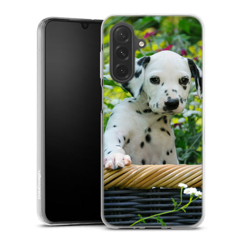 Chiot Dalmatien, Coque protection souple pour téléphones Samsung Serie A
