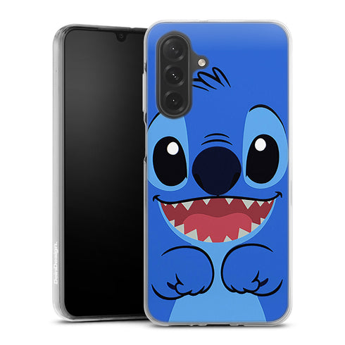 Stitch Bleu, personnage Disney, imprimé sur Coque renforcée pour téléphones Samsung Serie A