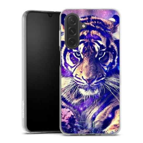 Tigre Bleu vintage, une Coque renforcée pour téléphones Samsung Serie A