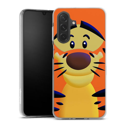 Coque Samsung Galaxy A27 5G Tigrou | Housse Antichoc Silicone Souple, Ultra Fine, Protection intégrale, Motif Animaux Oranges Disney