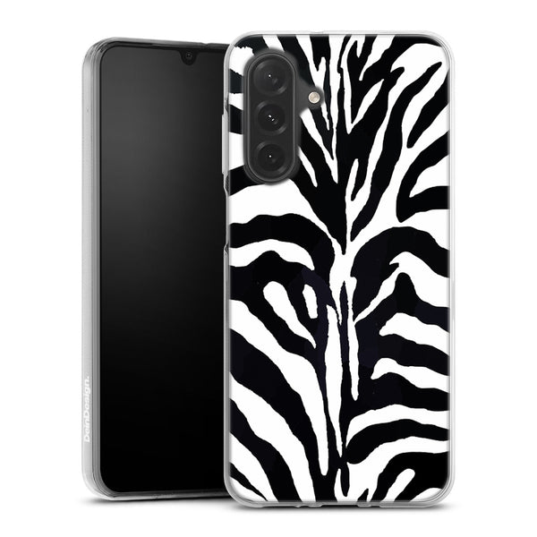 Zebre, image noir et blanc sur Coque renforcée pour téléphones Samsung Serie A