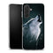 Housse silicone renforcée pour téléphones Samsung Serie A Oo if, un loup hurlant dans la foret, idée cadeau pour les amoureux de la nature
