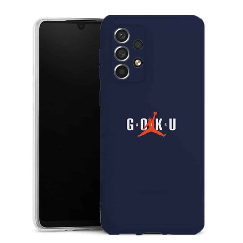 Coque Samsung Galaxy A33 5G Air Jordan Goku| Housse Silicone, Etui Antichoc, Manga Dragon Ball z