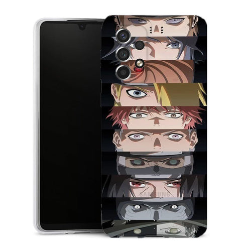 Coque Samsung Galaxy A33 5G Akatsuki Eye | Housse Silicone | Étui antichoc | Manga Naruto