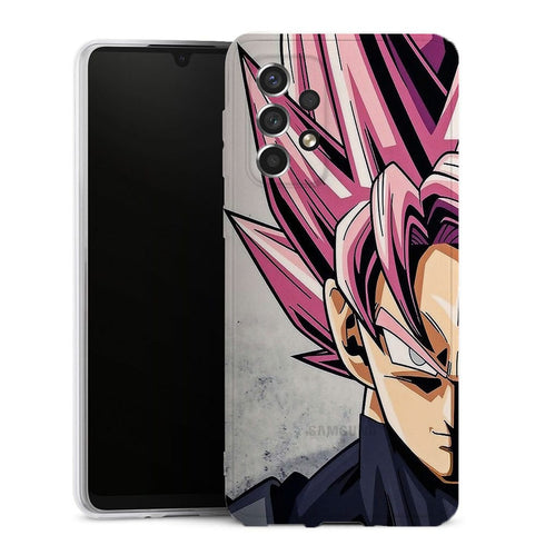 Coque Samsung Galaxy A33 5G Black Sangoku| Housse Silicone, Etui Antichoc, Manga Dragon Ball z