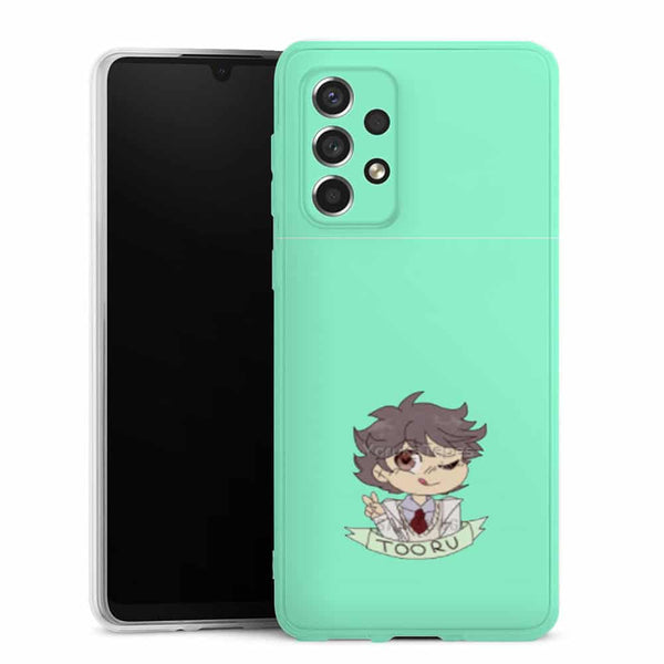 Coque Samsung Galaxy A33 5G Chibi Tooru Oikawa | Housse Silicone | Étui antichoc | Manga Naruto