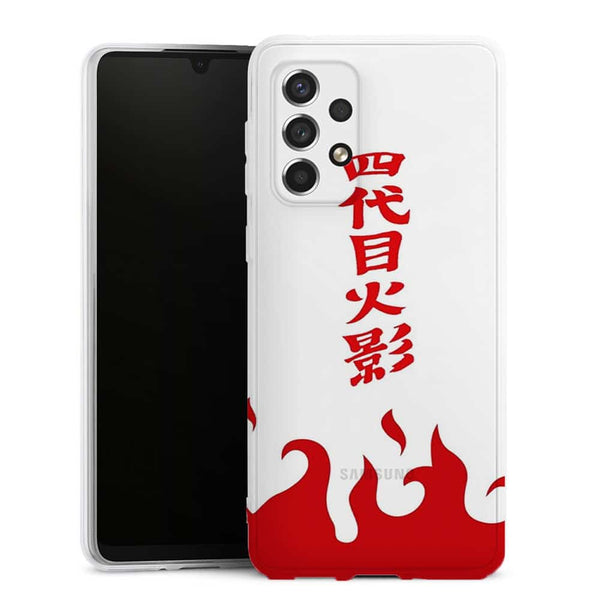 Coque Samsung Galaxy A33 5G Cape Uzumaki Family Hokage | Housse Silicone | Étui antichoc | Manga Naruto