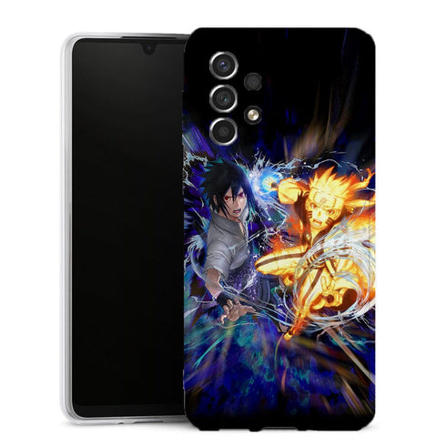 Coque Samsung Galaxy A33 5G Fight Naruto Sasuke