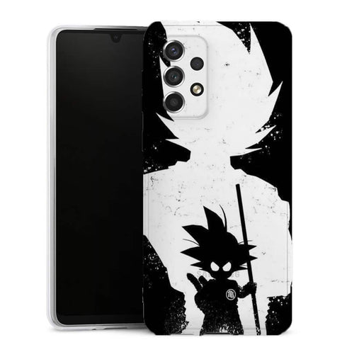 Coque Samsung Galaxy A33 5G Goku Grandit | Housse Silicone Souple | Manga Dragon Ball z